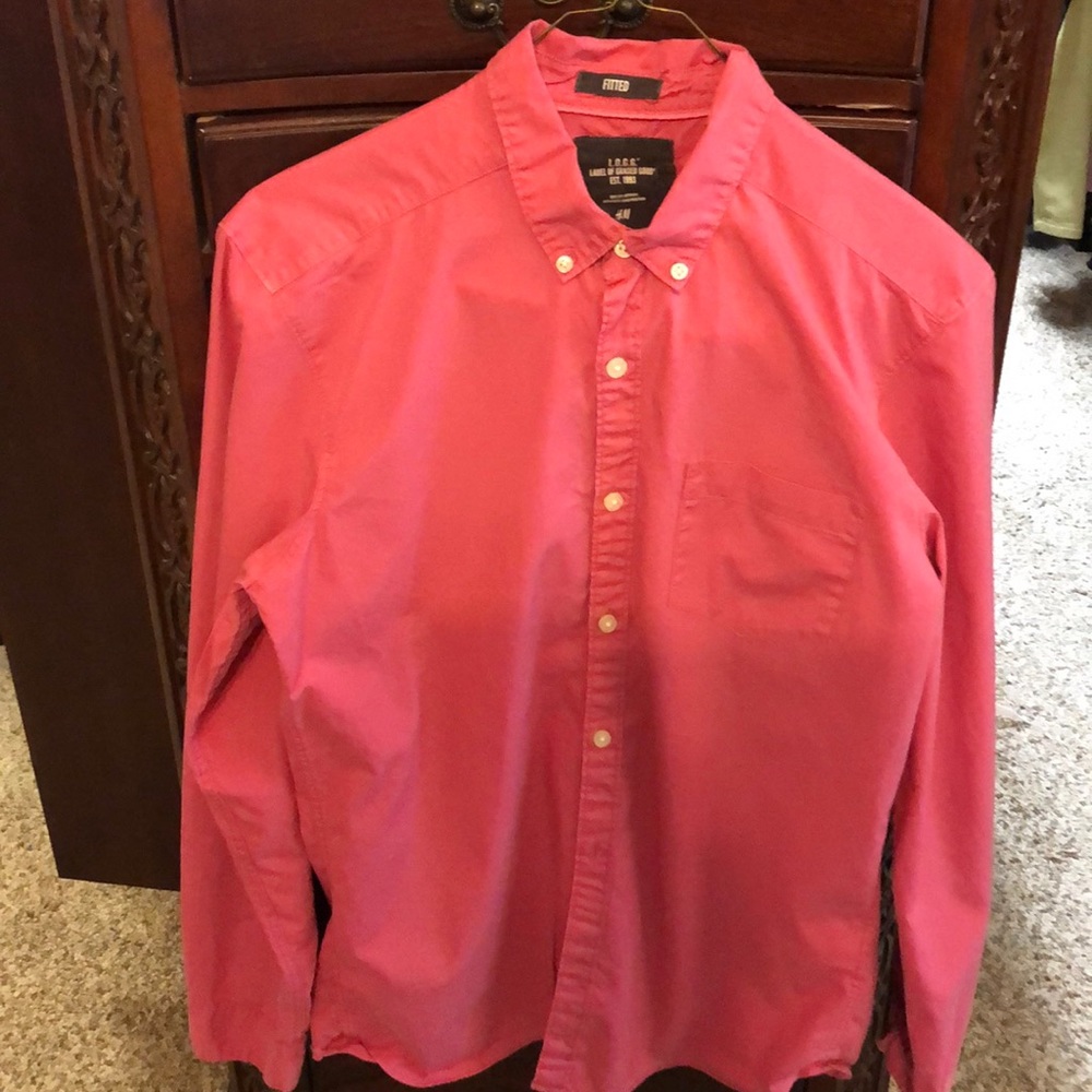 H&M Long Sleeve Button-Down Shirt.